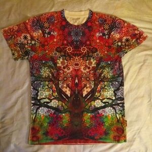 Men's L/ Rageon Trip Tree Graphic T-shirt.